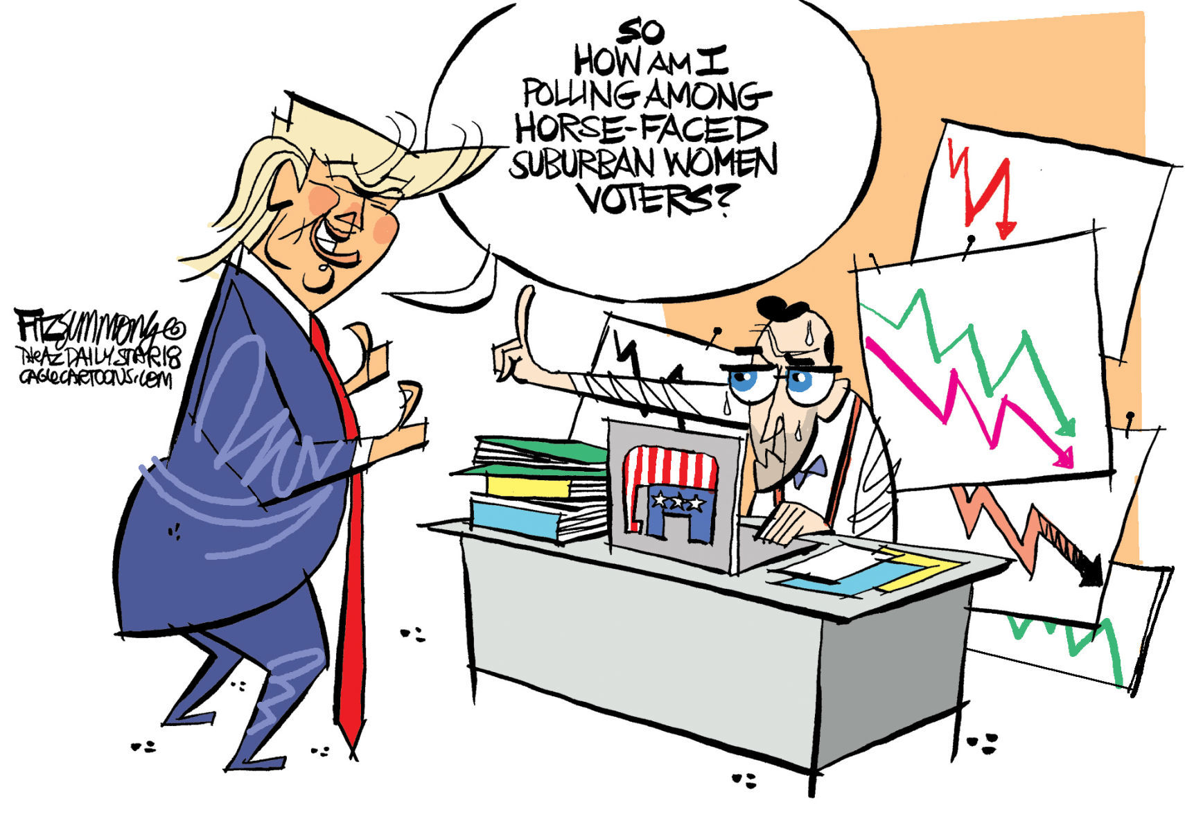 Daily Fitz Cartoon: Horse face